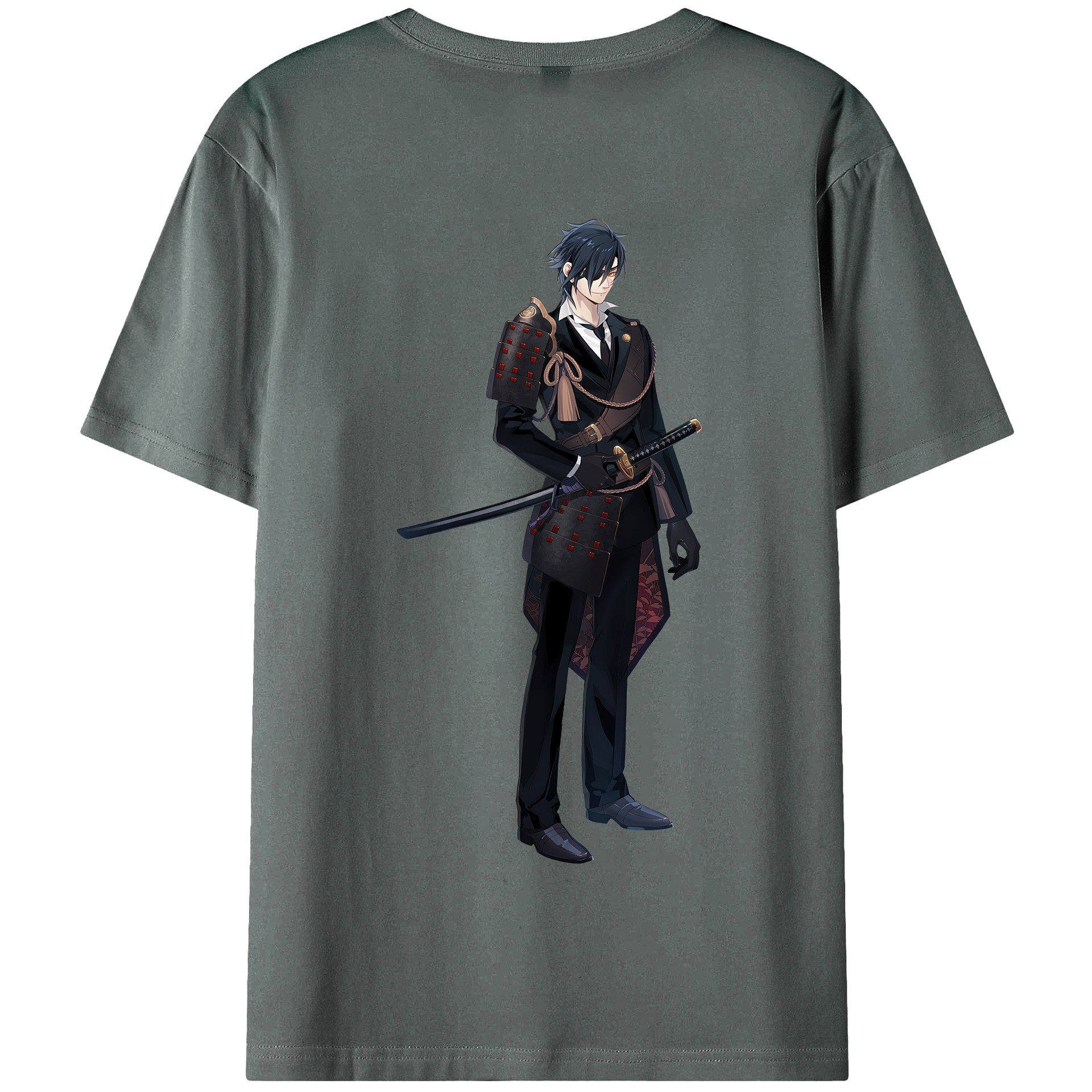 （画像用） 刀剣乱舞 Touken Ranbu 綿100％半袖Tシャツ（背面プリント）
